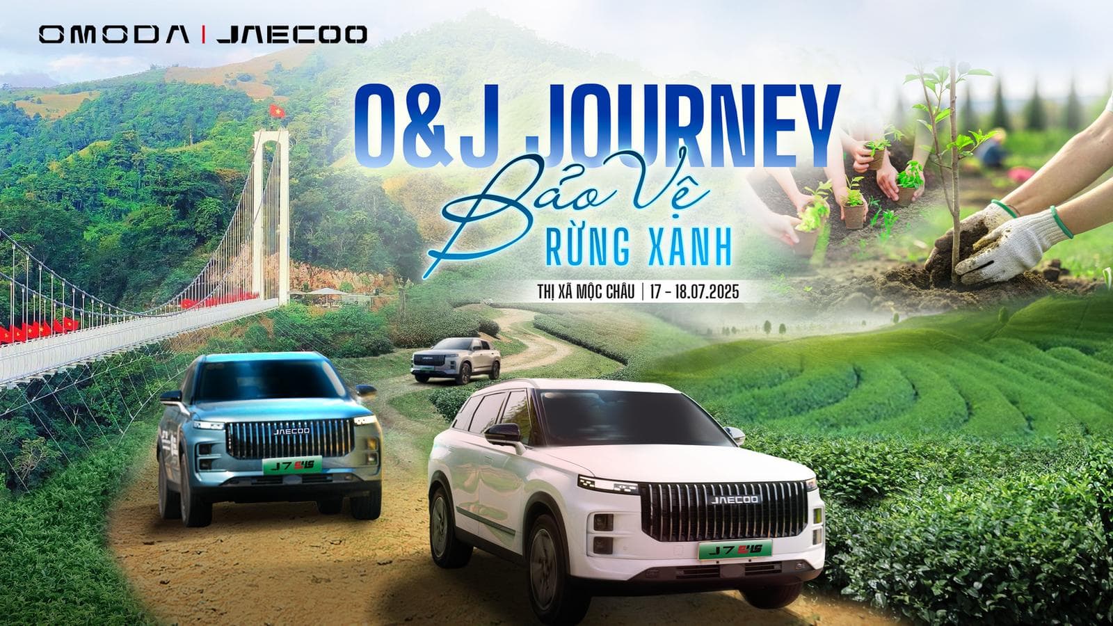 Omoda & Jaecoo Journey – Khởi Hành Về Mộc Châu, Bảo Vệ Rừng Xanh Đại Ngàn